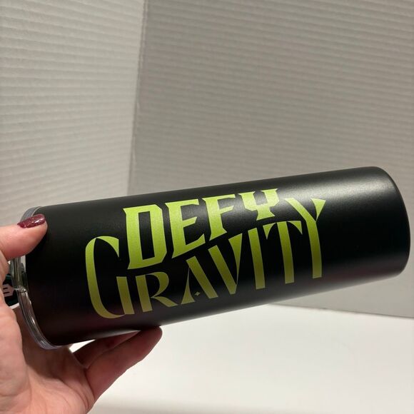 Wicked Universal Studios 2025 Defy Gravity Metal Tumbler with Straw Topper New - Picture 2 of 7